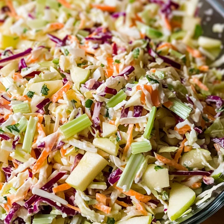 Apple Cabbage Coleslaw Recipe