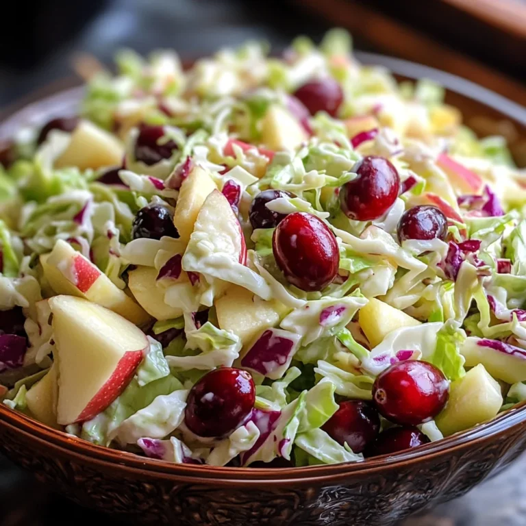 CRANBERRY APPLE COLESLAW