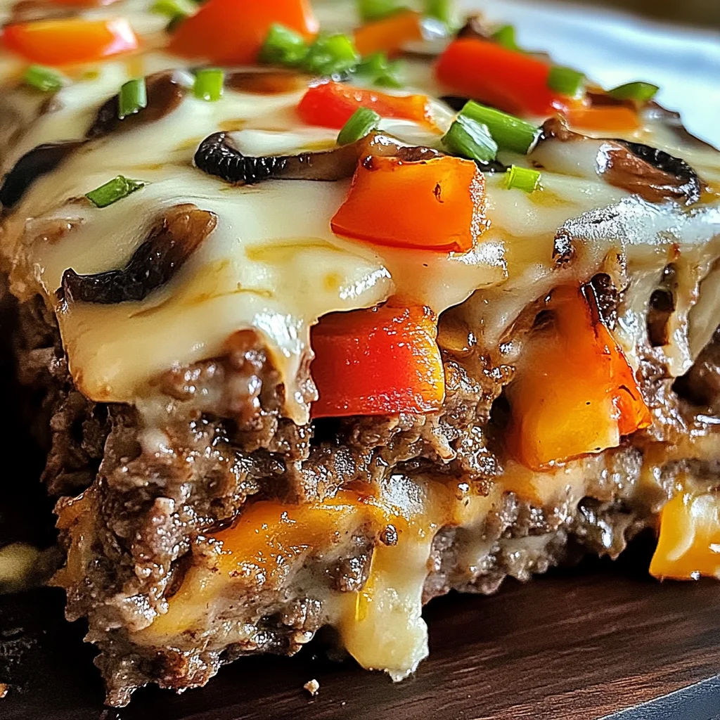 Cheesesteak Meatloaf
