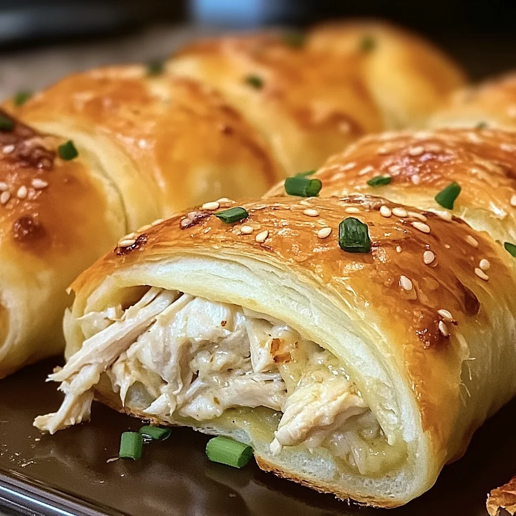 Chicken Stuffed Crescent Rolls