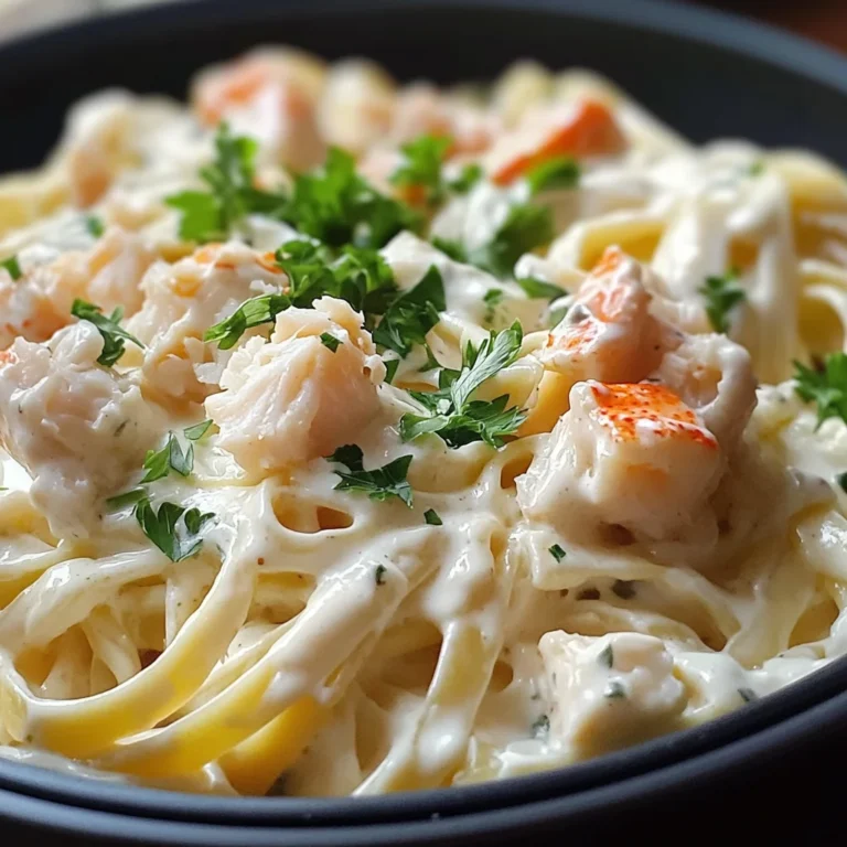 Creamy Crab Alfredo