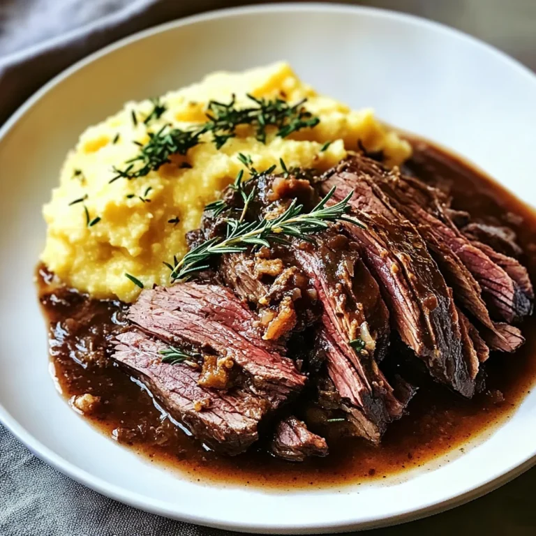 Italian Pot Roast with Polenta