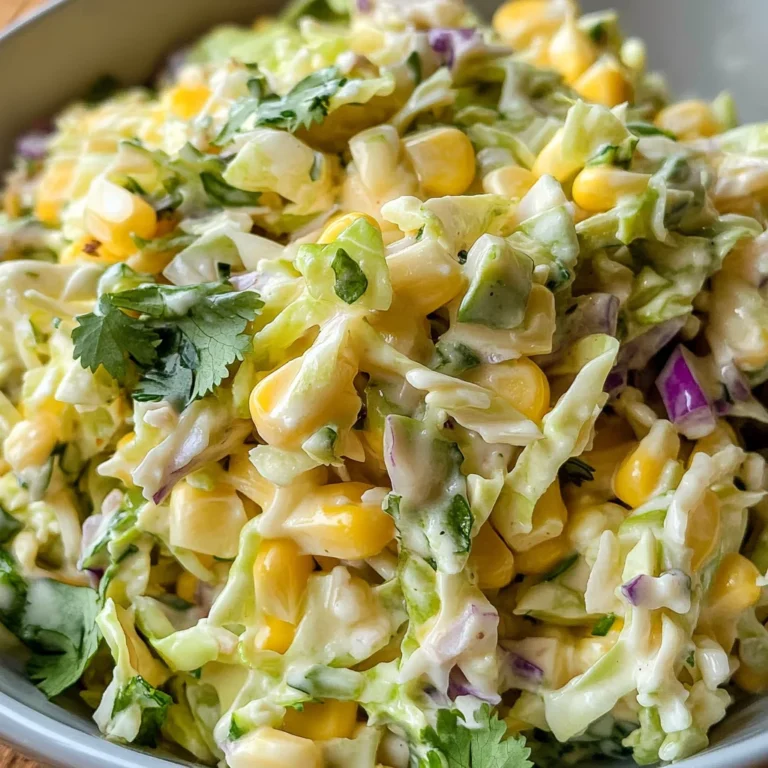 Jalapeno Corn Coleslaw