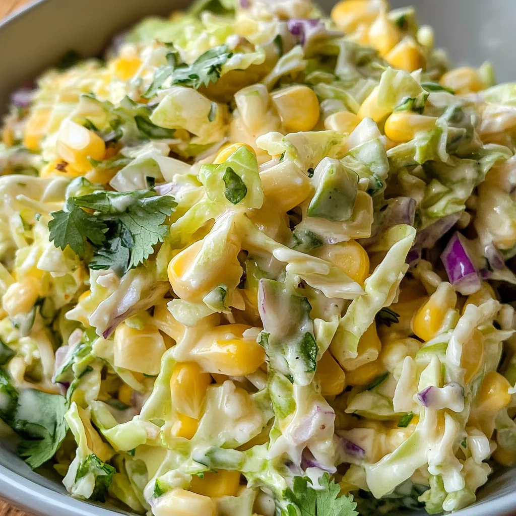 Jalapeno Corn Coleslaw