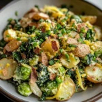 Lemon Pepper Smashed Potato Salad