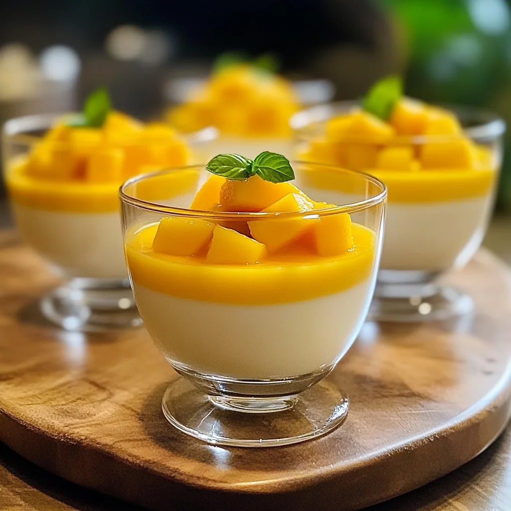 Mango Panna Cotta
