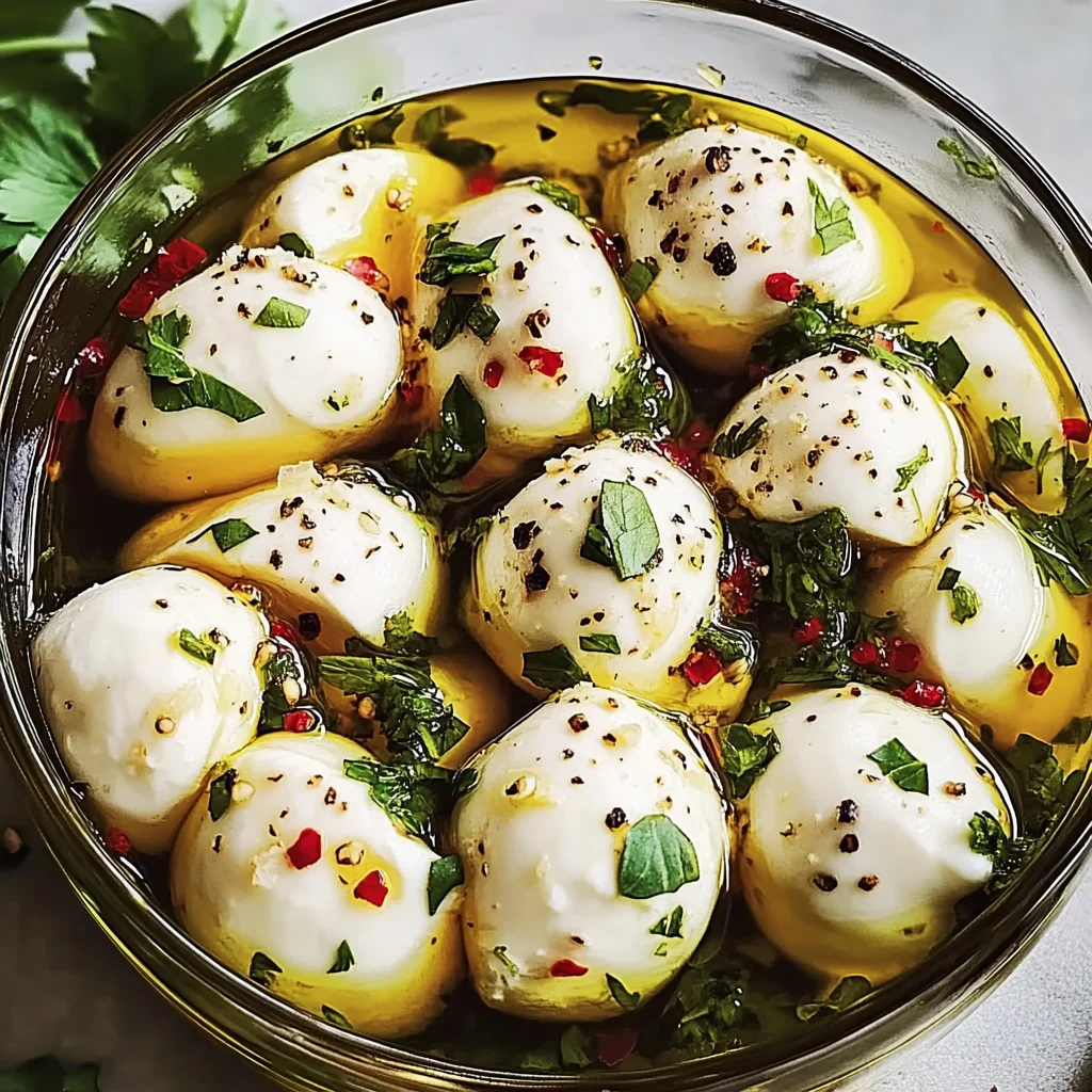 Marinated Mozzarella Balls