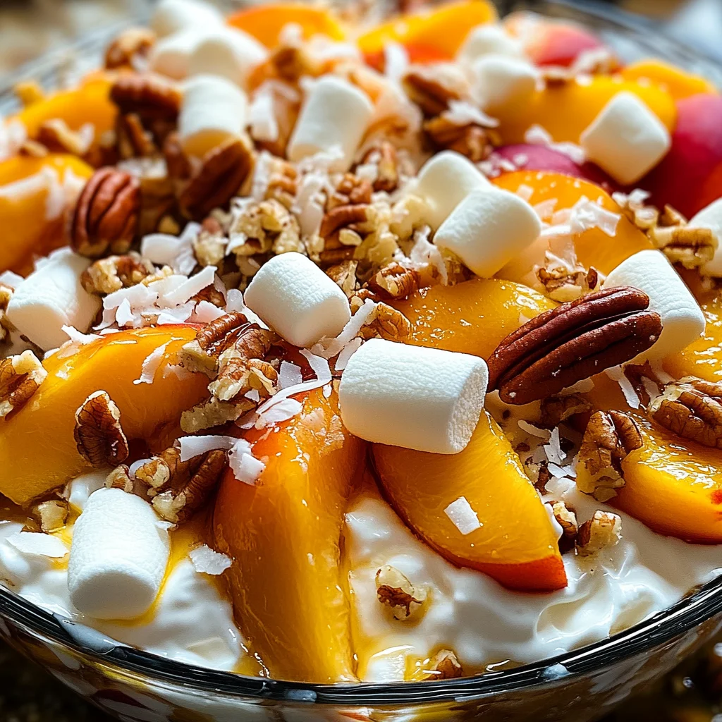 Millionaire Peach Salad Recipe