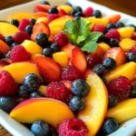 Peach Berry Fruit Salad Recipe