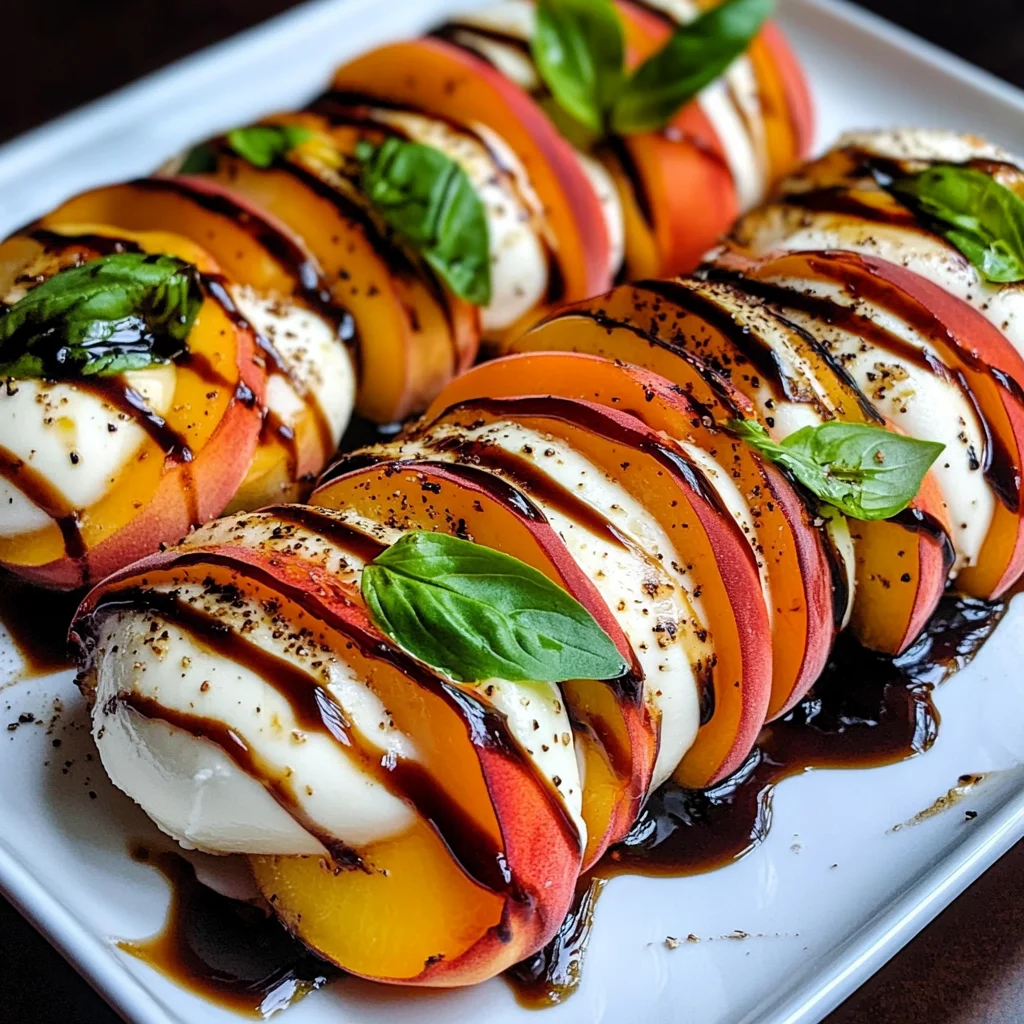 Peach Caprese Salad