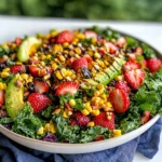 Strawberry Avocado Corn Salad