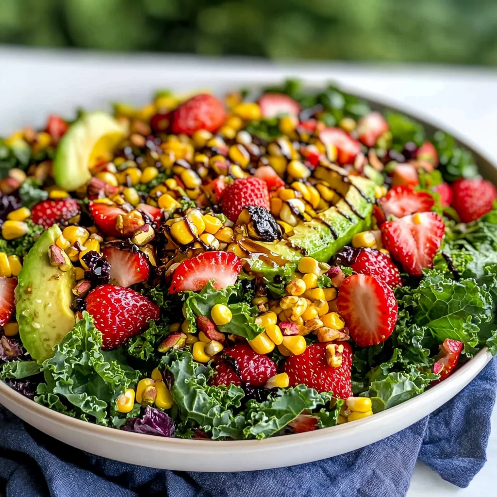 Strawberry Avocado Corn Salad
