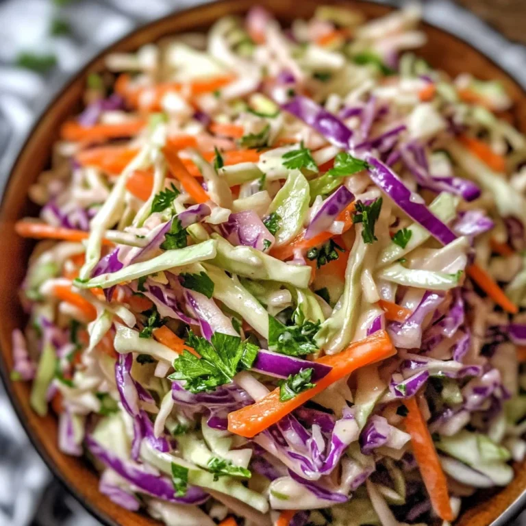 Sweet and Tangy Coleslaw Recipe