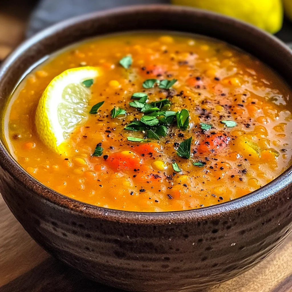 Turkish Lentil Soup (Mercimek Çorbası)