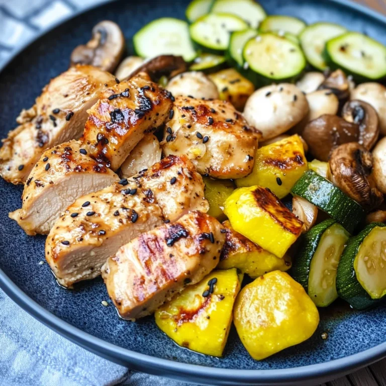 Air Fryer Hibachi Chicken & Vegetables