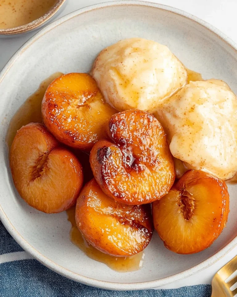 Air Fryer Peaches