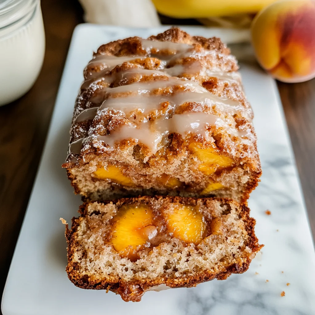 Cinnamon Peach Bread