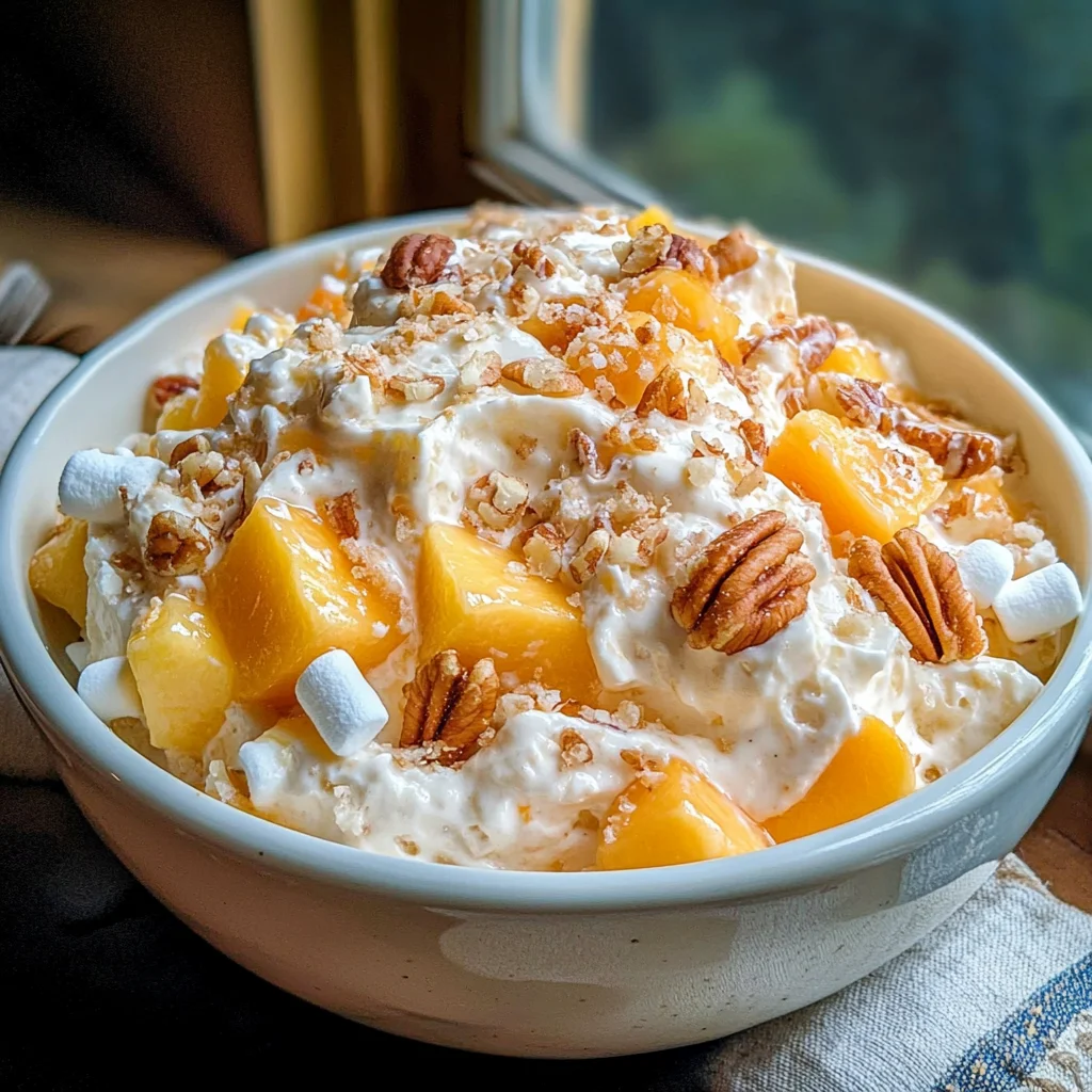 Millionaire Peach Salad Recipe