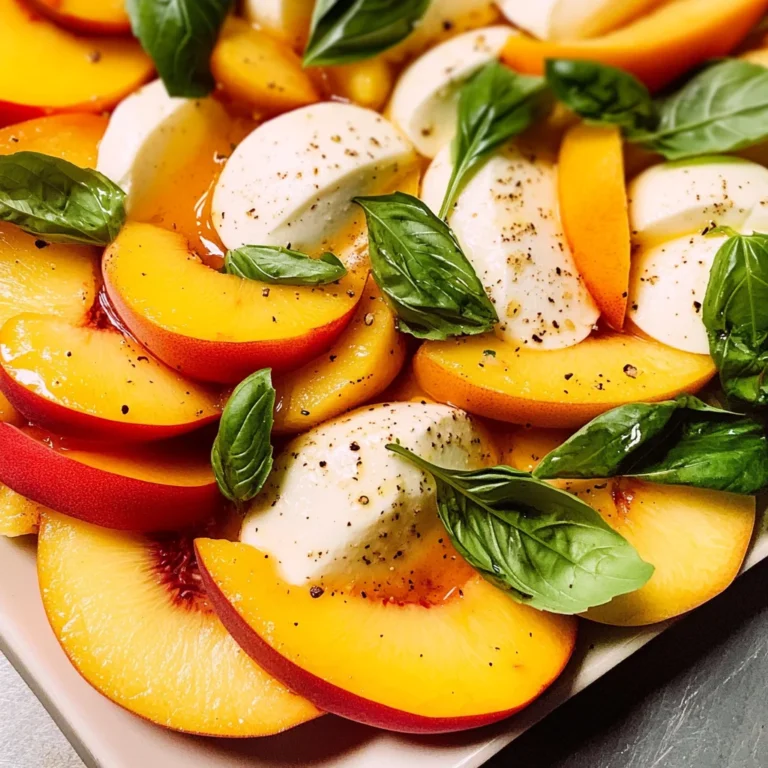 Peach Caprese Salad