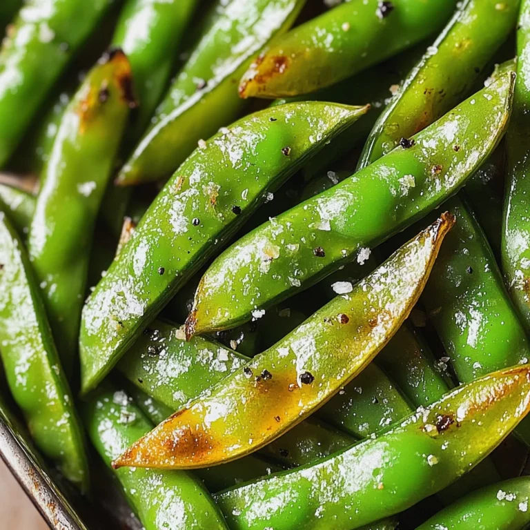 Roasted Sugar Snap Peas (so irresistible!)
