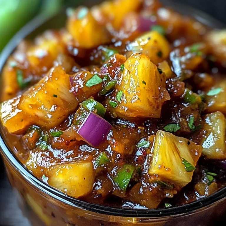 Spicy Pineapple Jalapeño Chutney