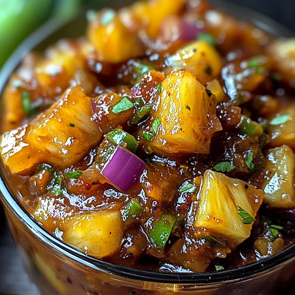Spicy Pineapple Jalapeño Chutney