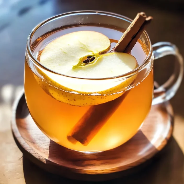 Apple Cinnamon Tea with Ginger
