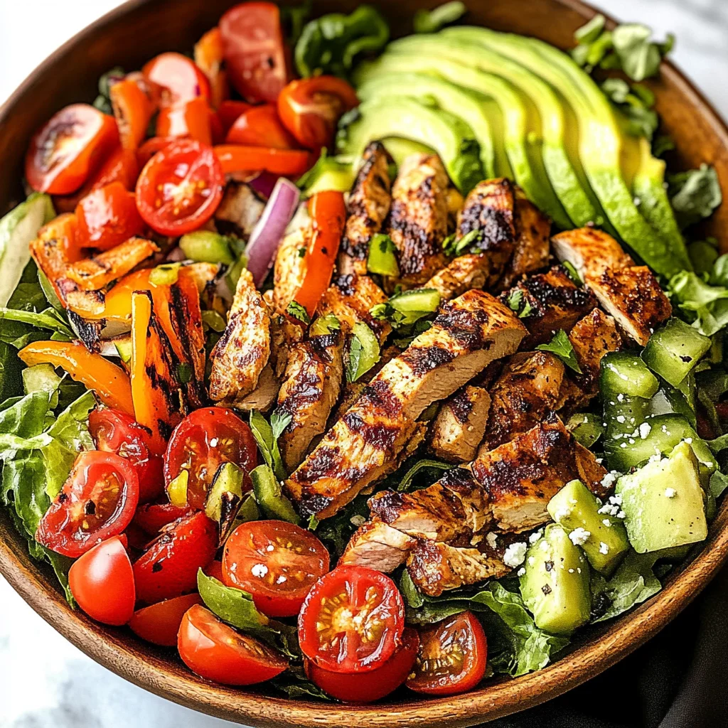 Chicken Fajita Salad