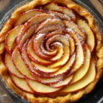 Cinnamon Roll Apple Rose Tart