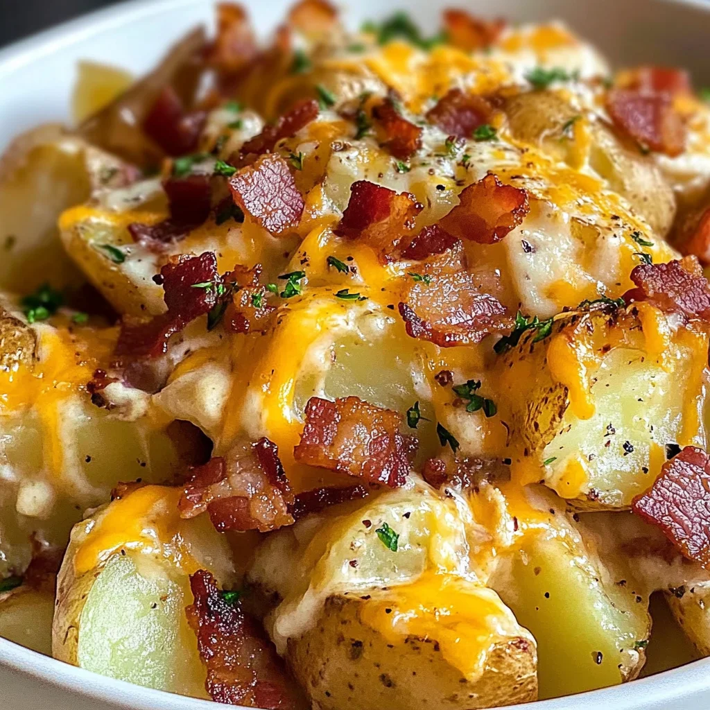 Crockpot Loaded Potatoes