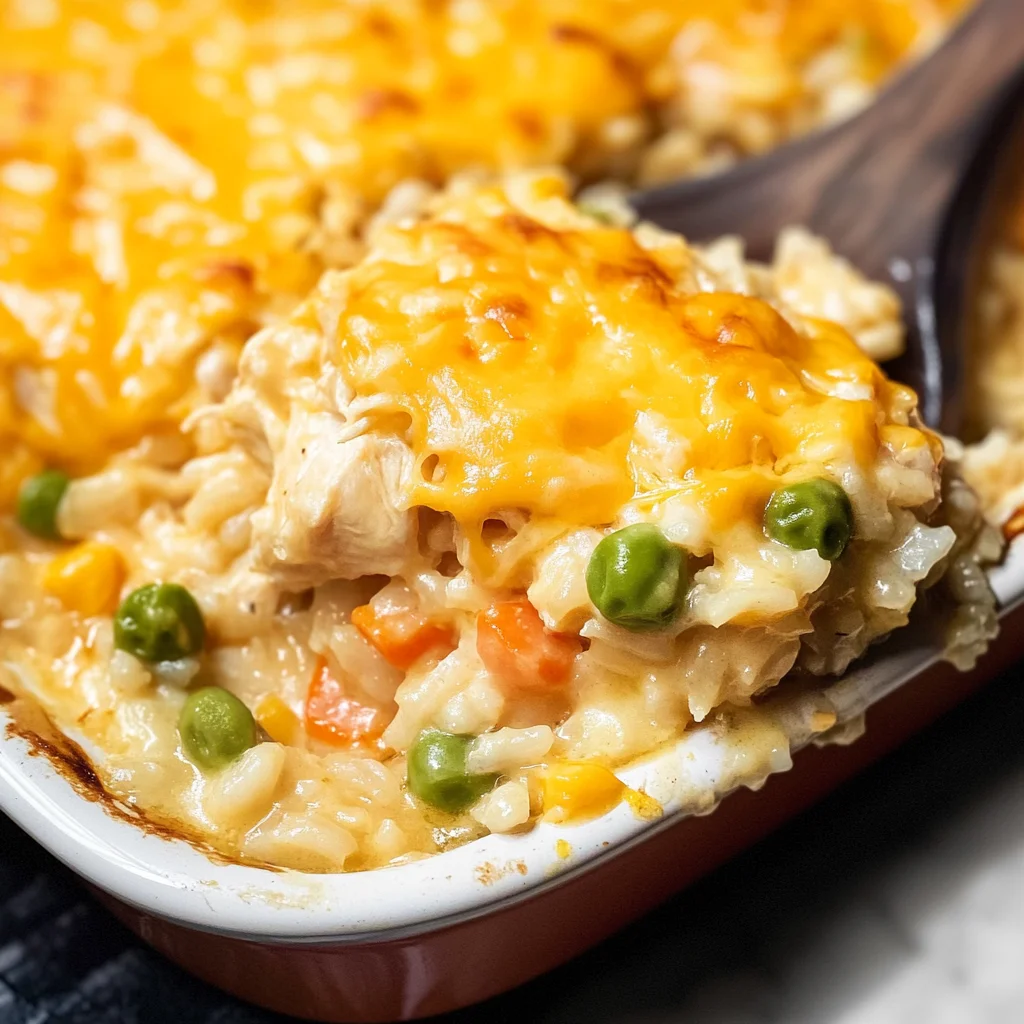 Easy Chicken and Rice Casserole