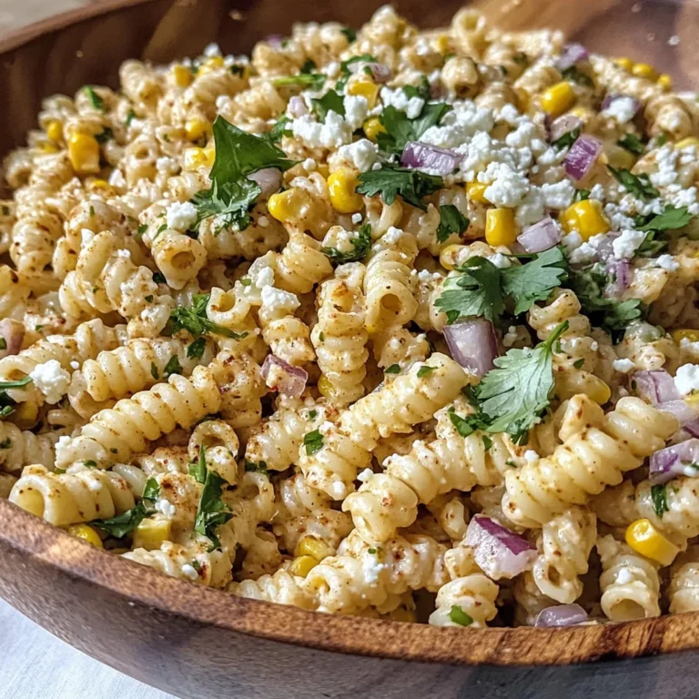 Elote Pasta Salad Recipe (Mexican Street Corn)