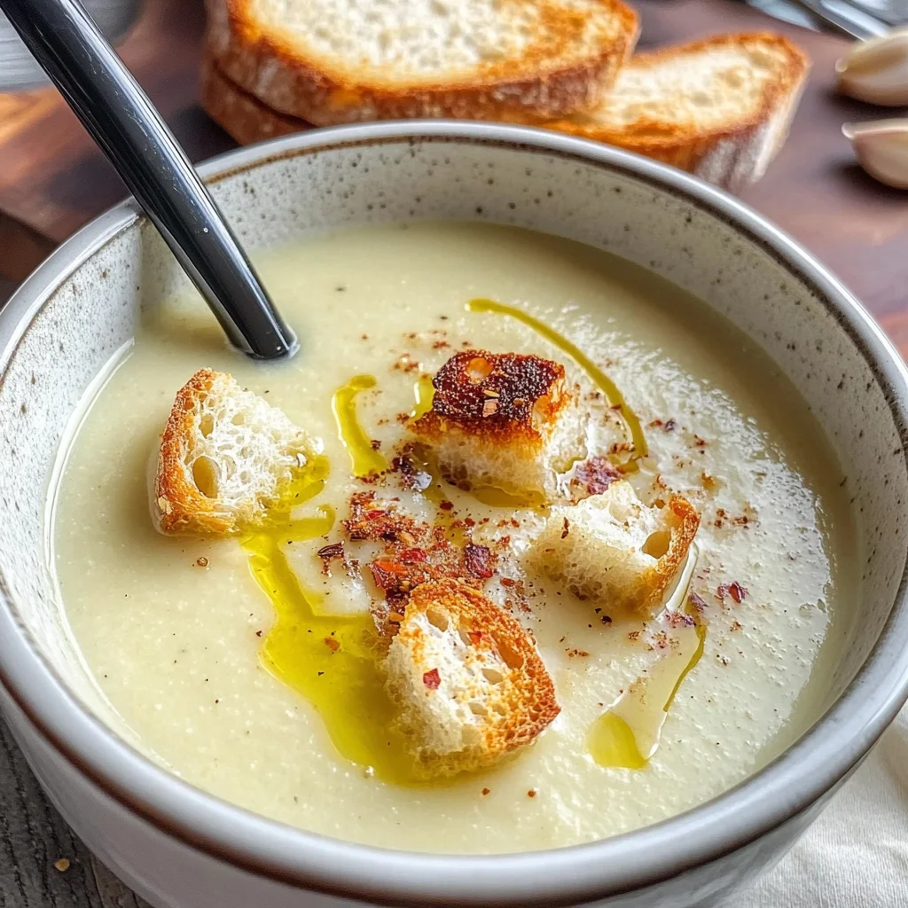 French Garlic Soup