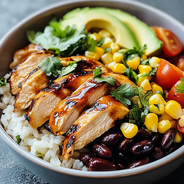 Honey Chipotle Chicken Rice Bowls
