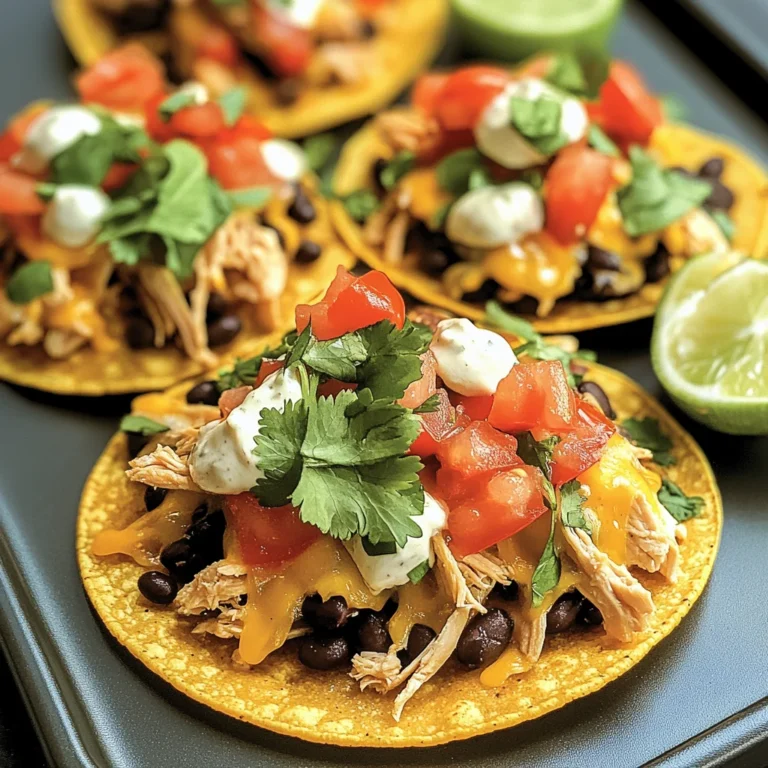 Mexican Rotisserie Chicken Tostadas