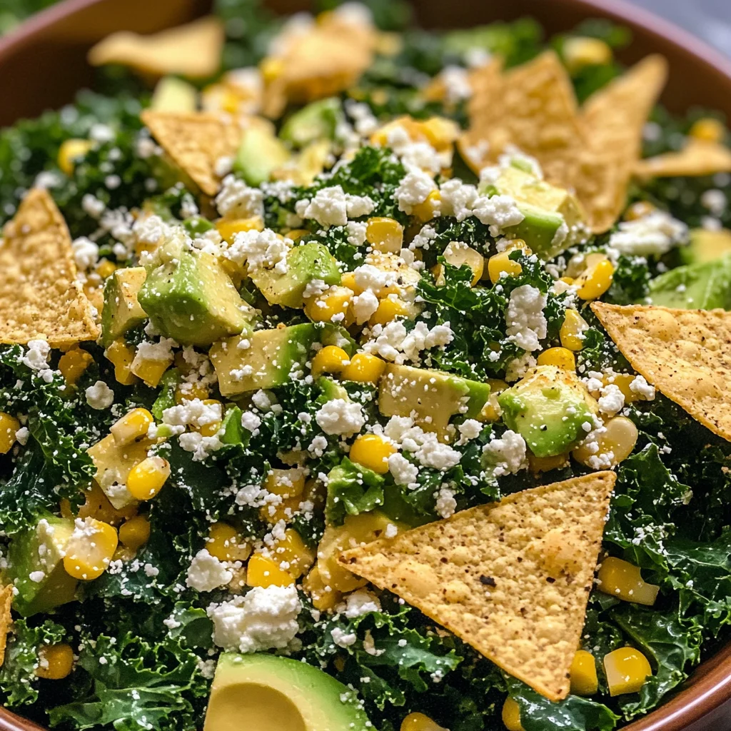 Mexican Street Corn Kale Salad