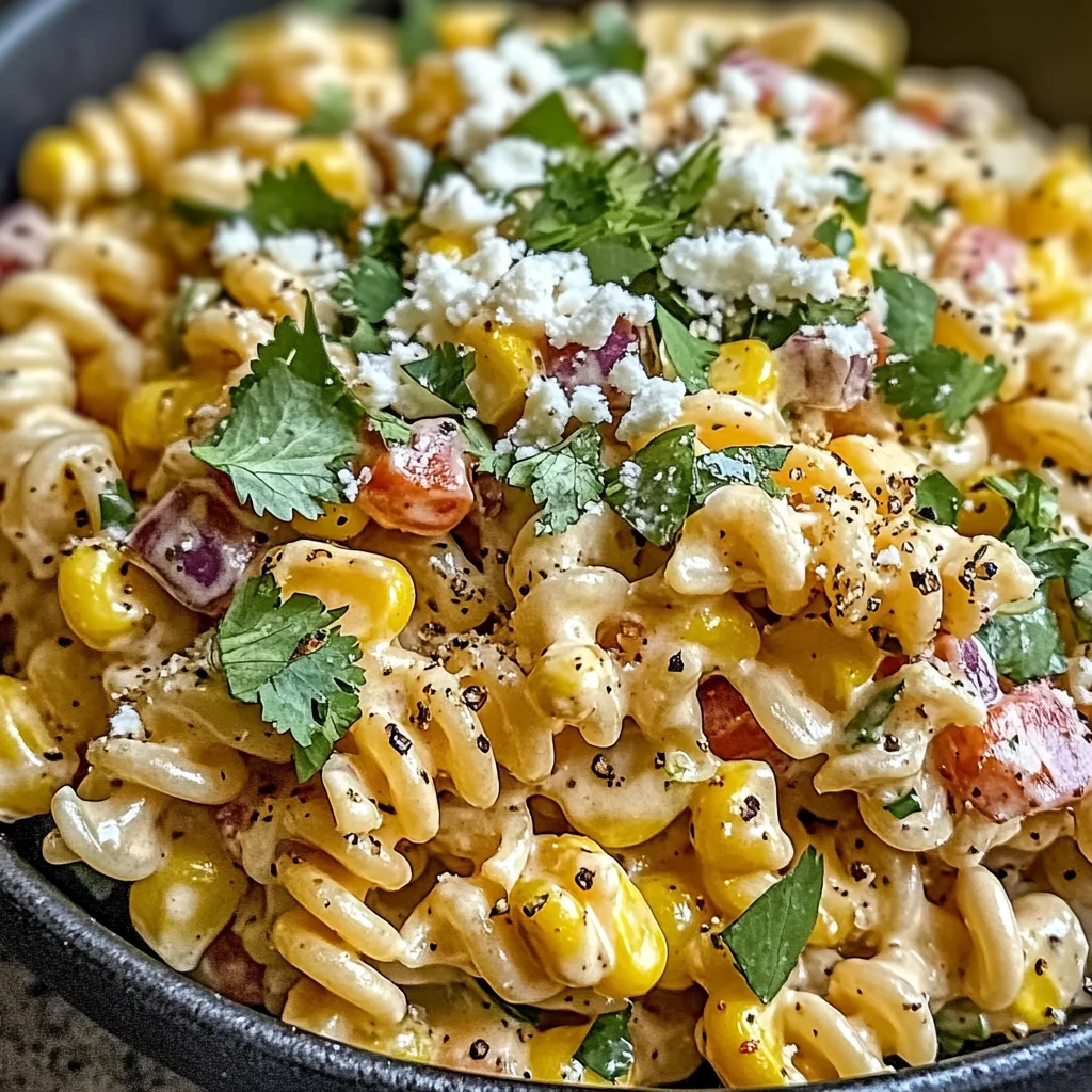 Mexican Street Corn Pasta Salad is a must-try dish!