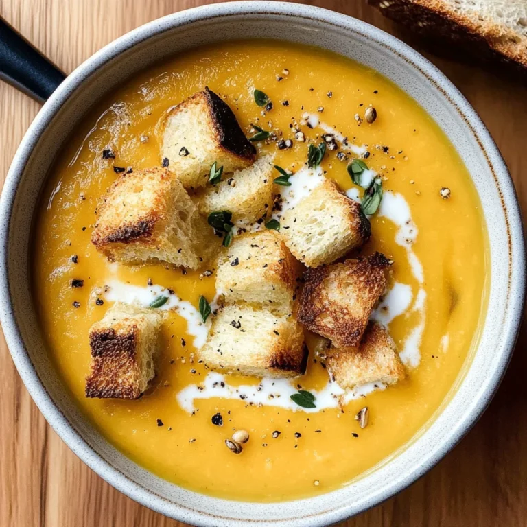 Roasted Butternut Squash Soup Recipe