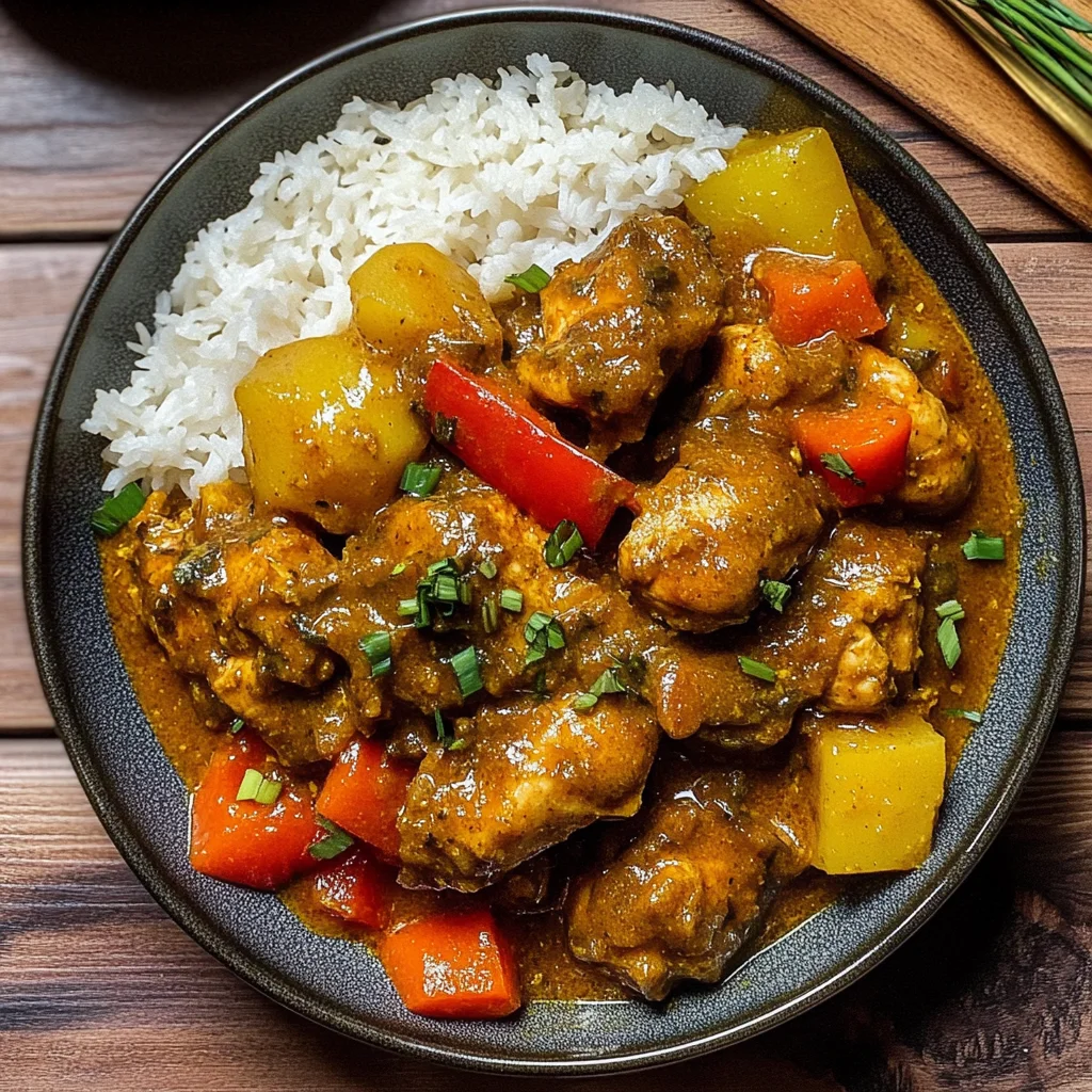 Authentic Jamaican Curry Chicken