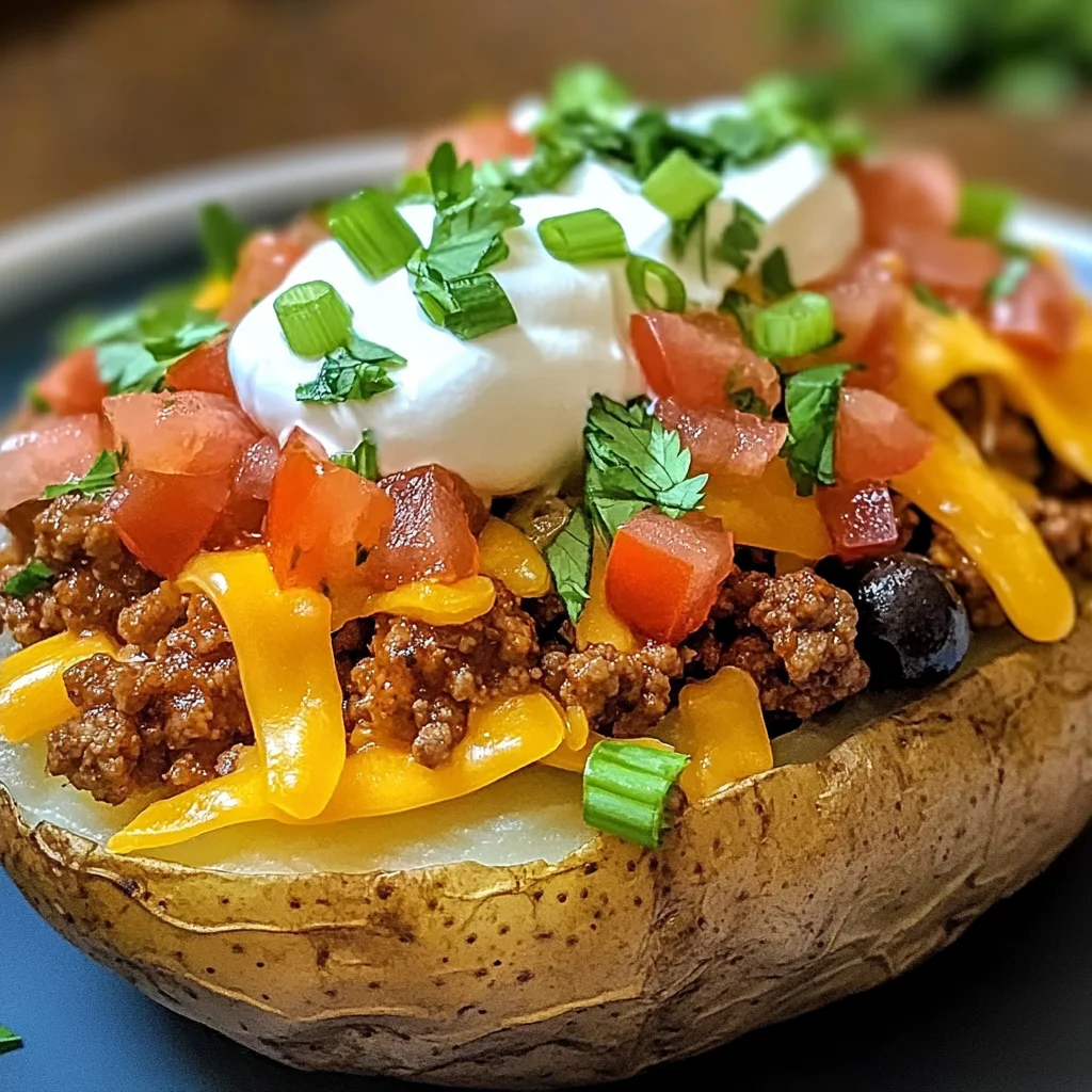 Cheesy Taco Potatoes