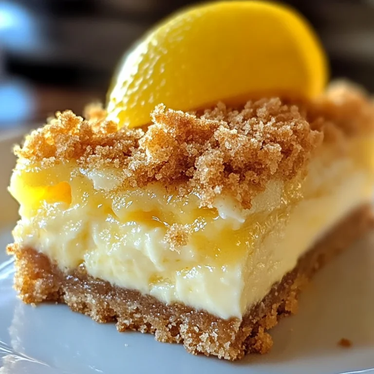 Creamy Lemon Cheesecake Crumb Bars Recipe