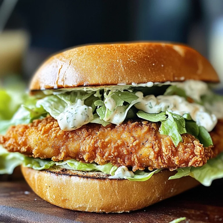 Crispy Chicken Caesar Sandwich: A Delicious Twist on a Classic Favorite