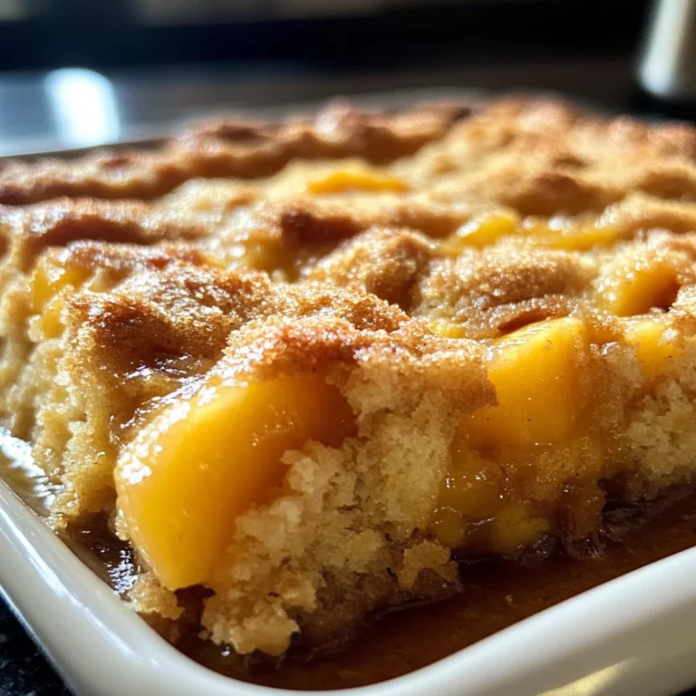 Divine Brown Butter Peach Cobbler: 5-Ingredient Magic