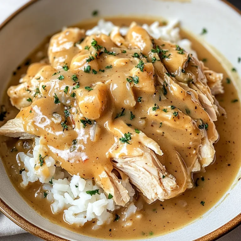 Easy Crockpot Chicken and Gravy