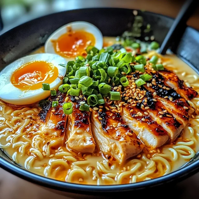 Fiery Chicken Ramen : Bold & Comforting