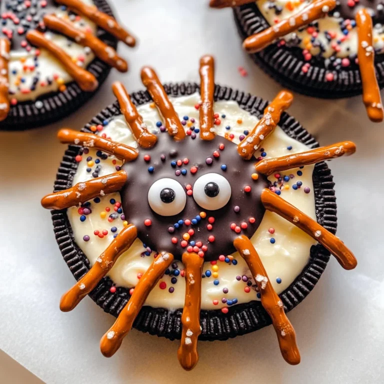 Oreo Spider Halloween Cookies