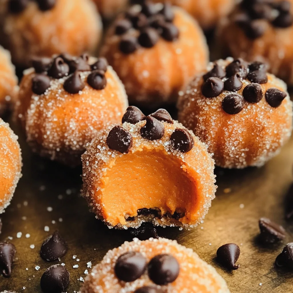 Pumpkin Cheesecake Truffles
