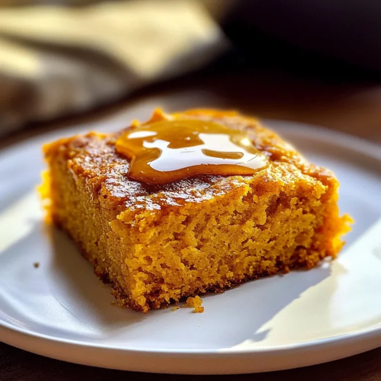 Pumpkin Cornbread with Cinnamon Honey Butter