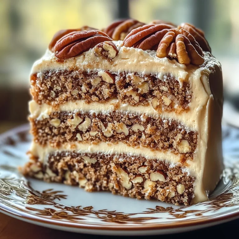 Southern Georgia Pecan Cake Recipe
