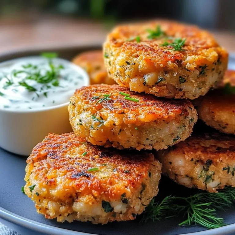 Ultimate Mediterranean Lemon Chickpea Patties with Yogurt Sauce